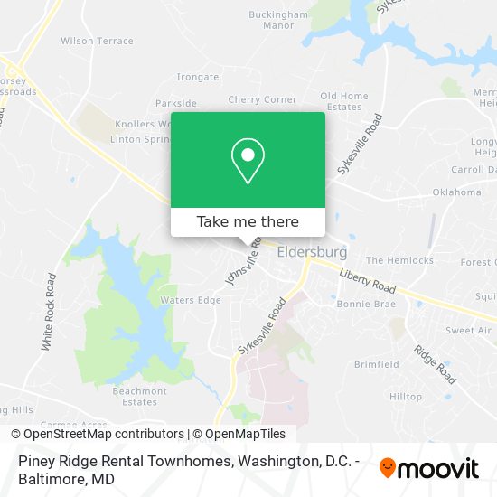 Piney Ridge Rental Townhomes map