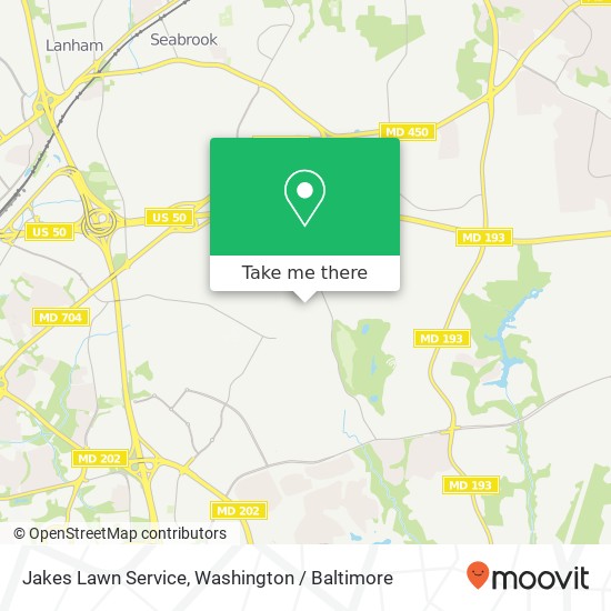 Jakes Lawn Service map