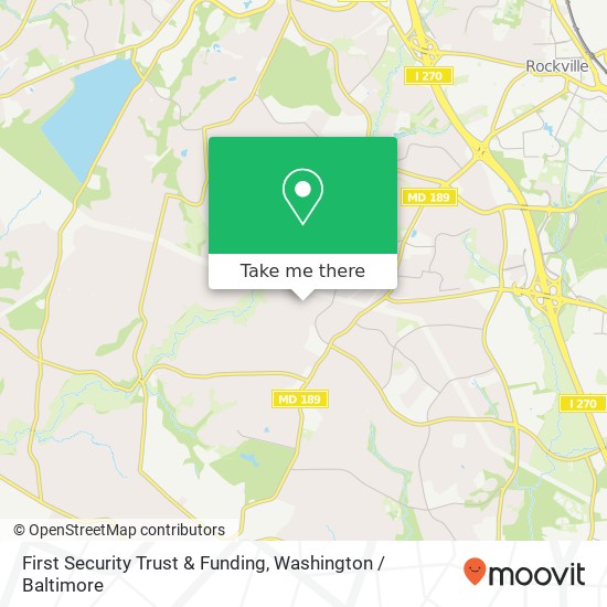 First Security Trust & Funding map