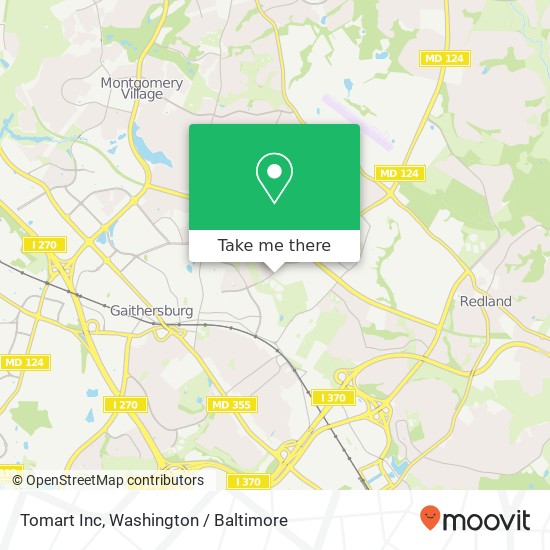 Tomart Inc map