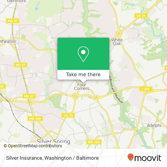 Silver Insurance map