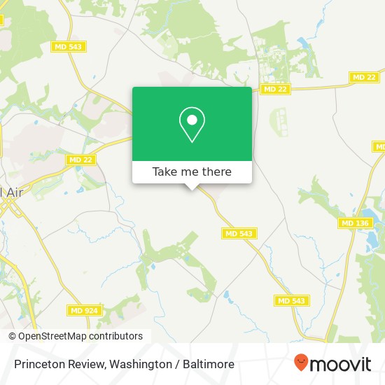 Mapa de Princeton Review