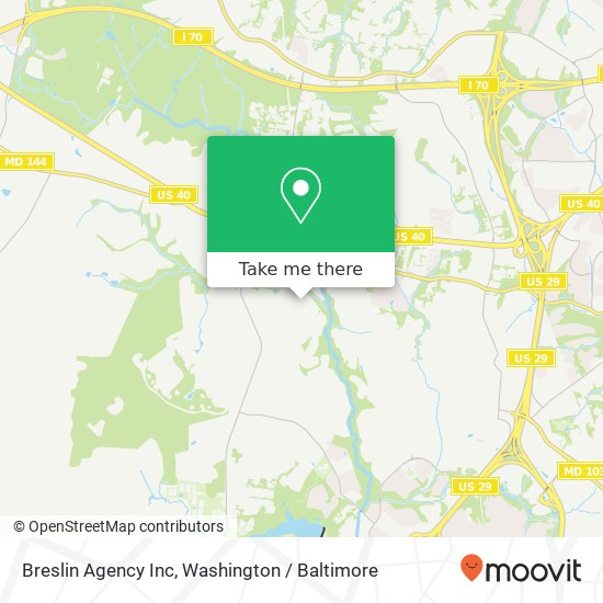 Breslin Agency Inc map