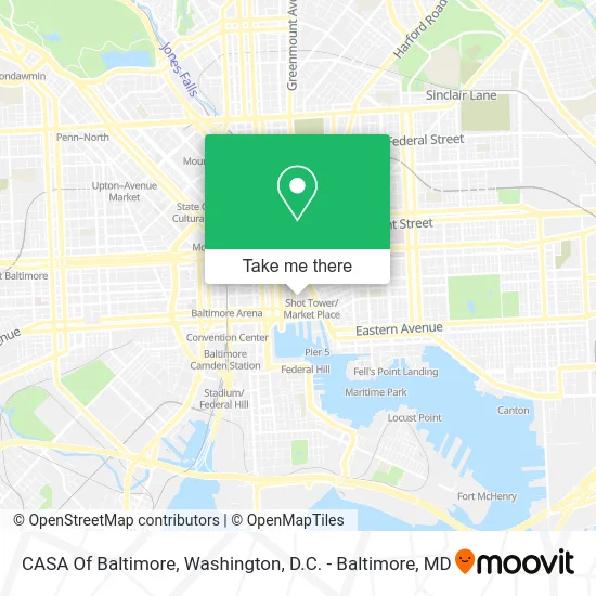 CASA Of Baltimore map