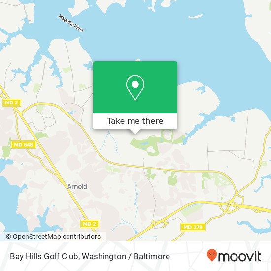 Mapa de Bay Hills Golf Club