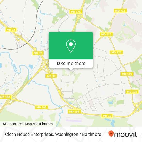 Clean House Enterprises map