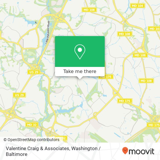 Valentine Craig & Associates map