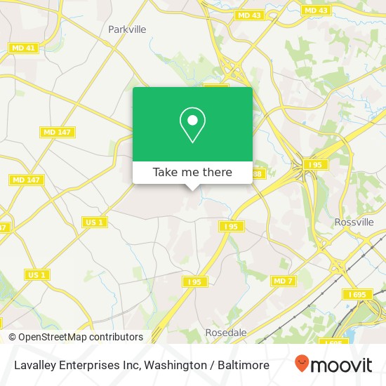 Lavalley Enterprises Inc map