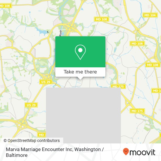 Mapa de Marva Marriage Encounter Inc