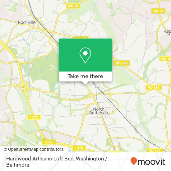 Hardwood Artisans-Loft Bed map