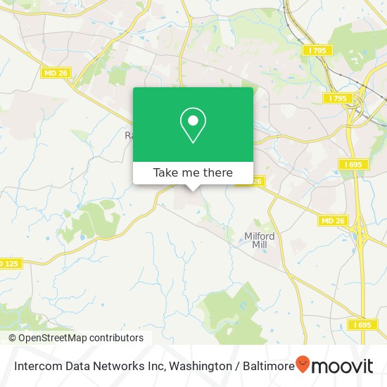 Mapa de Intercom Data Networks Inc