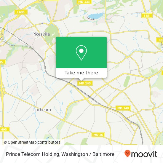 Mapa de Prince Telecom Holding