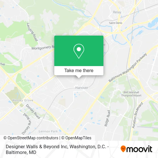 Designer Walls & Beyond Inc map