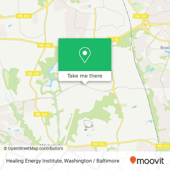 Healing Energy Institute map