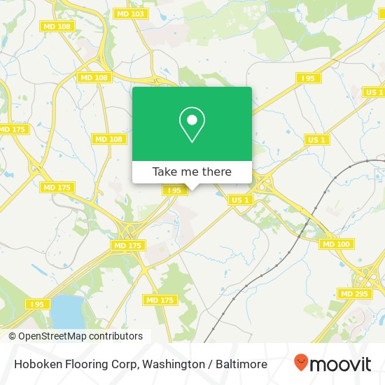 Hoboken Flooring Corp map
