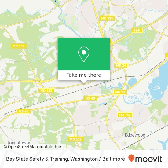 Bay State Safety & Training map