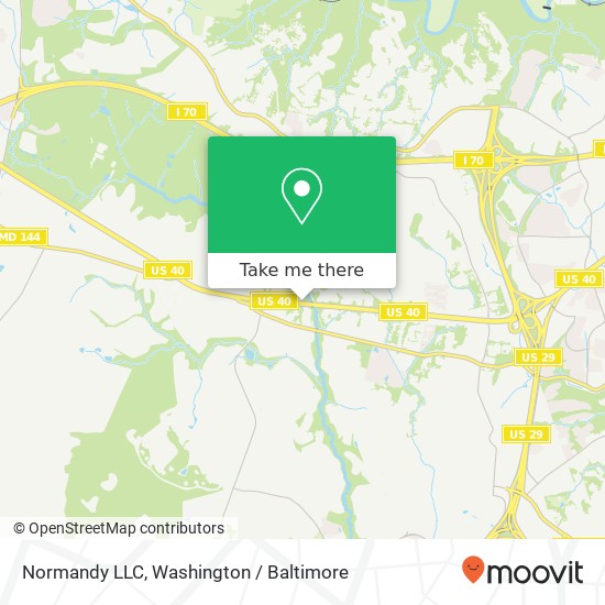 Mapa de Normandy LLC