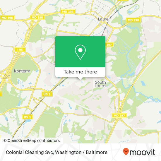 Colonial Cleaning Svc map