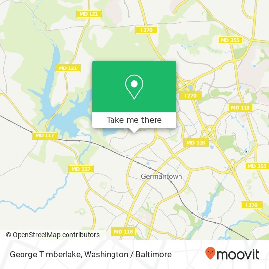 George Timberlake map