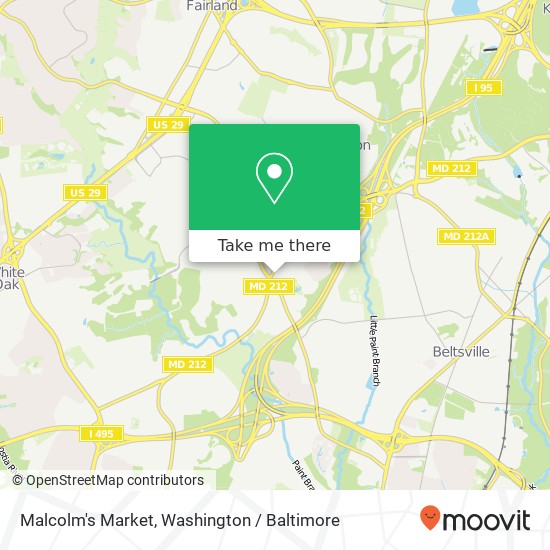 Mapa de Malcolm's Market