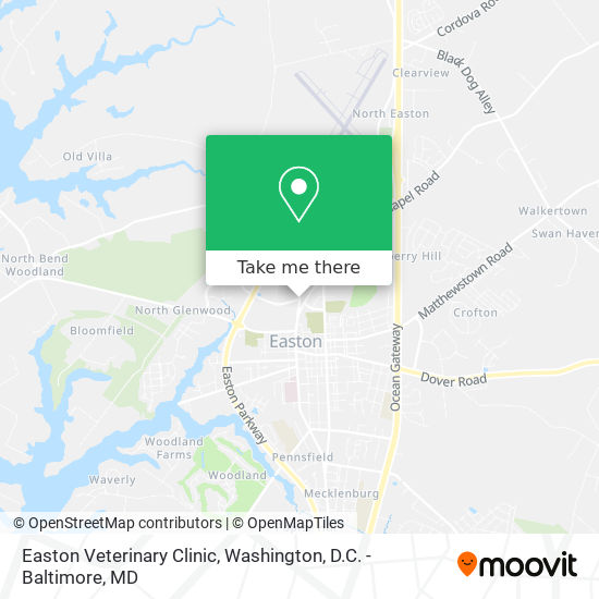 Easton Veterinary Clinic map