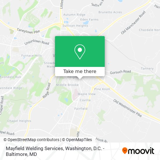 Mayfield Welding Services map