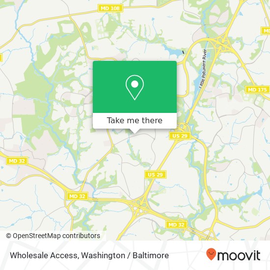 Wholesale Access map