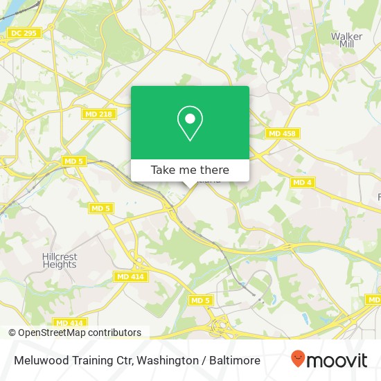 Meluwood Training Ctr map