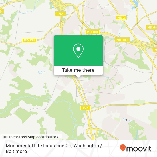 Monumental Life Insurance Co map