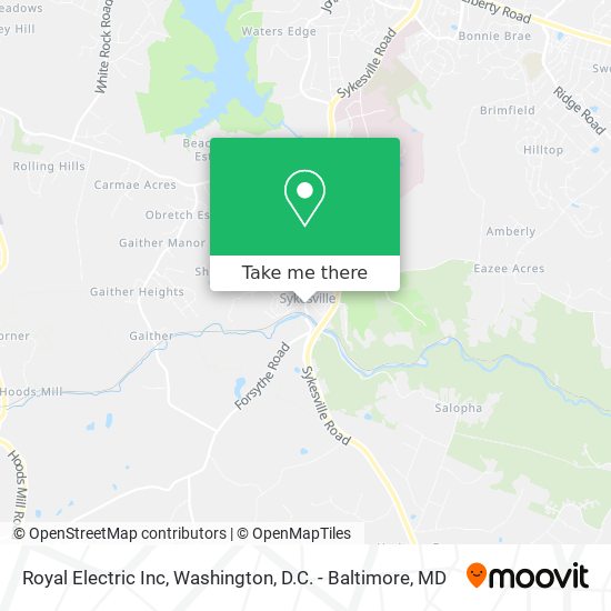 Royal Electric Inc map