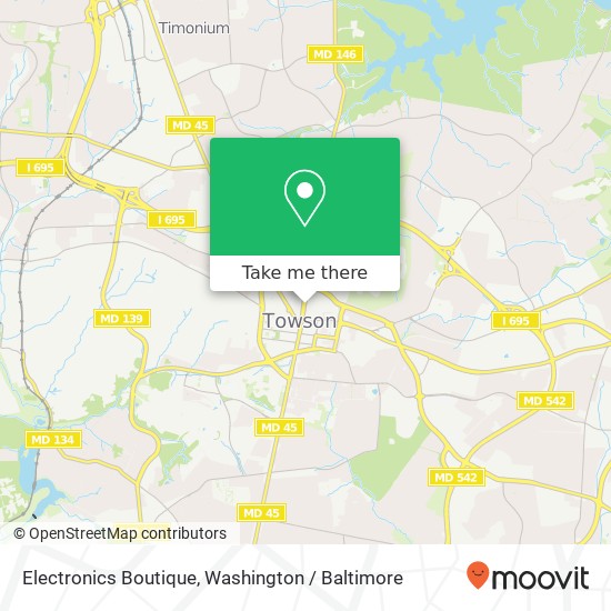 Mapa de Electronics Boutique