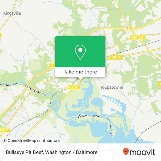 Bullseye Pit Beef map