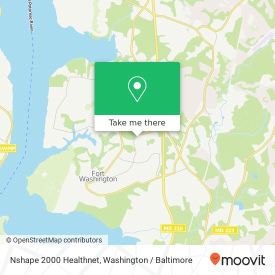 Mapa de Nshape 2000 Healthnet