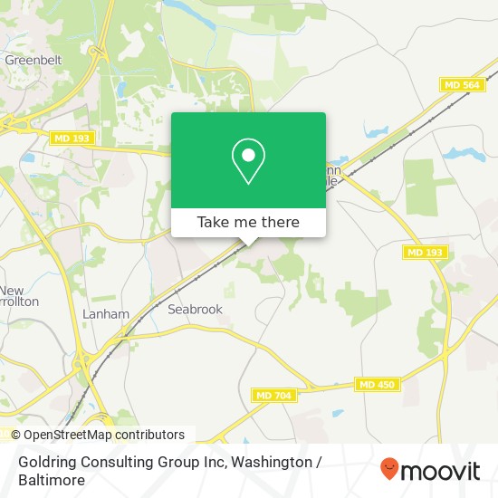 Mapa de Goldring Consulting Group Inc