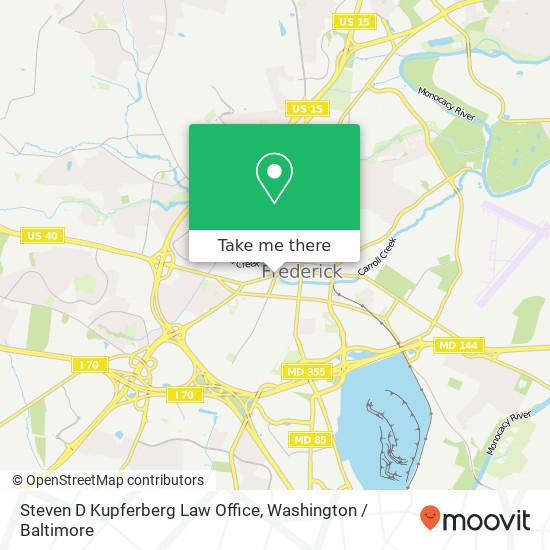 Mapa de Steven D Kupferberg Law Office