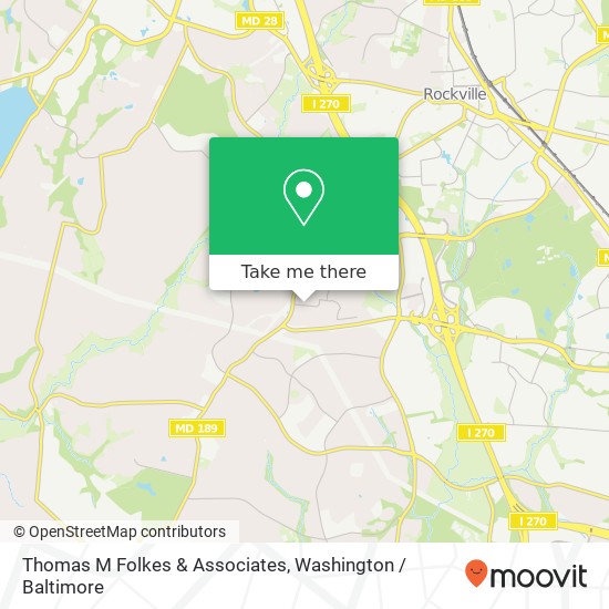 Thomas M Folkes & Associates map