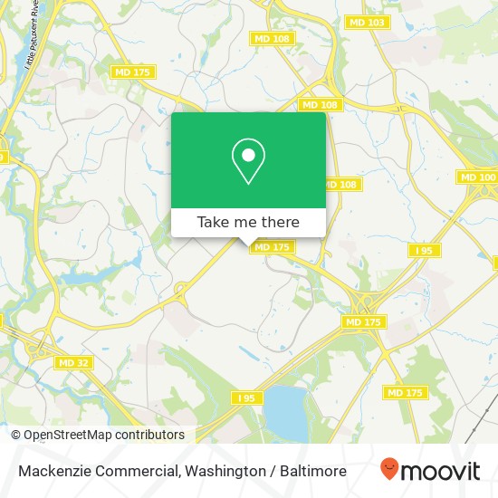 Mackenzie Commercial map