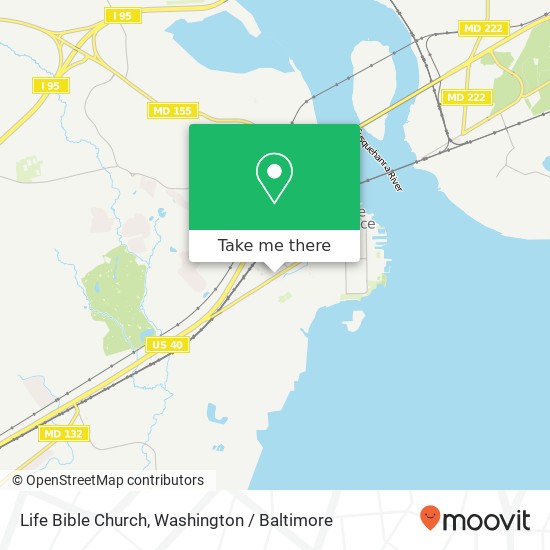 Mapa de Life Bible Church