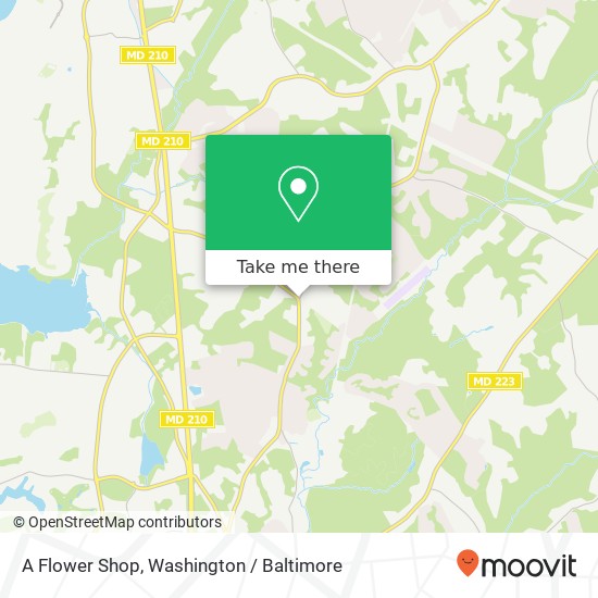A Flower Shop map