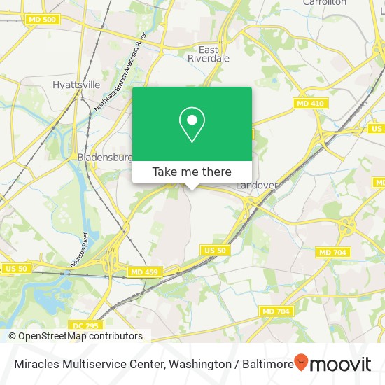 Mapa de Miracles Multiservice Center
