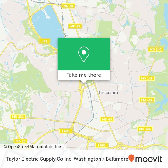 Mapa de Taylor Electric Supply Co Inc