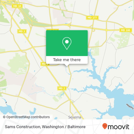Sams Construction map