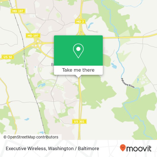 Mapa de Executive Wireless