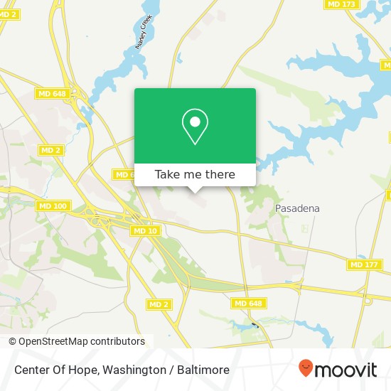 Mapa de Center Of Hope