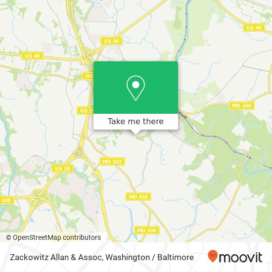 Mapa de Zackowitz Allan & Assoc