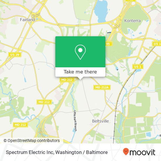 Mapa de Spectrum Electric Inc