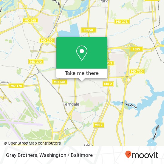 Mapa de Gray Brothers
