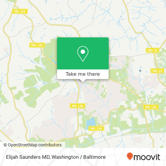 Elijah Saunders MD map