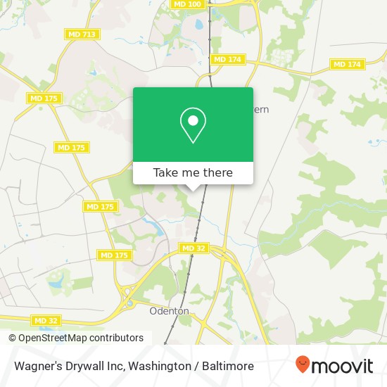 Mapa de Wagner's Drywall Inc