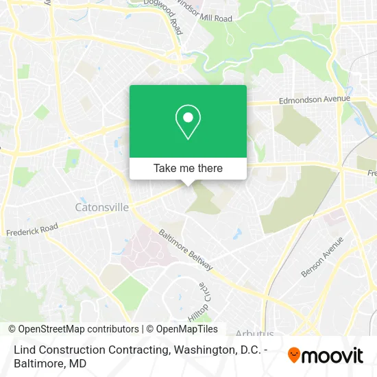 Mapa de Lind Construction Contracting